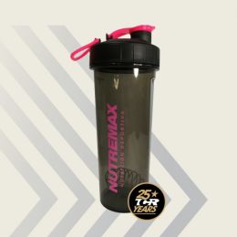 Vaso Shaker Free BPA Nutremax® - Color negro y fucsia